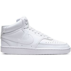 Nike Court Vision Mid Womens Hi Tops - female - Triple White - 8