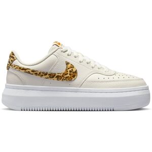 Nike Court Vision Alta Leather Womens Trainers - female - White/Leopard - 6