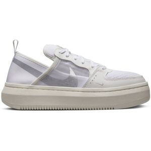 Nike Court Vision Alta Womens Shoes - female - White/Silver - 5