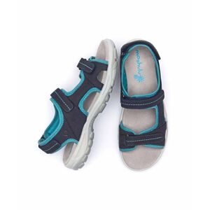 Blue Adjustable Nubuck Active Sandals Women's   Size 3   Durdle Moshulu - 3