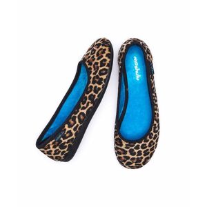 Animal Animal Print Ballerina Slippers   Size 4   Leona Moshulu - 4