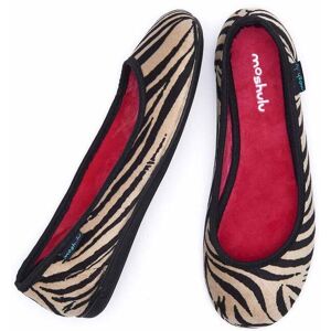 Animal Animal Print Ballerina Slippers   Size 6   Leona Moshulu - 6