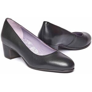 Black Block Heel Court Shoe   Size 3   Keel Moshulu - 3