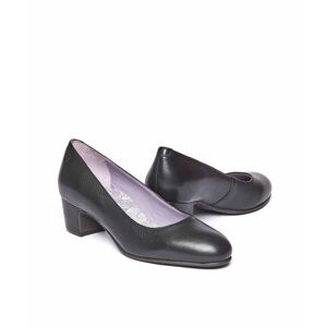 Black Block Heel Court Shoe   Size 4   Keel Moshulu - 4