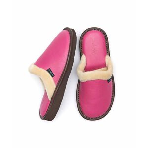 Pink Classic Leather Mule Slippers   Size 3   Adele 2 Moshulu - 3