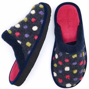 Blue Colourful Spotty Mule Slippers   Size 3   Malia 2 Moshulu - 3