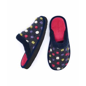 Blue Colourful Spotty Mule Slippers   Size 4   Malia 2 Moshulu - 4