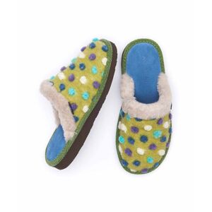 Green Colourful Spotty Mule Slippers   Size 4   Malia 2 Moshulu - 4