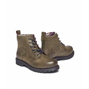 Green Egret Ankle Boots   Size 6.5   Egret Moshulu - 6.5