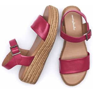 Pink Espadrille Flatform Sandals   Size 7   Balos Moshulu - 7