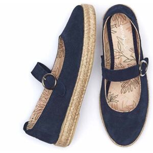 Blue Espadrille Mary Jane Pumps   Size 4   Keran Moshulu - 4