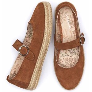 Brown Espadrille Mary Jane Pumps   Size 3   Keran Moshulu - 3