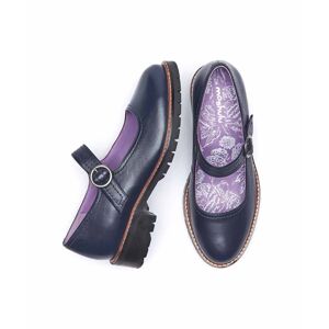 Blue Flat Mary Jane Shoes   Size 4   Boyce Moshulu - 4