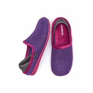 Purple Ladies' Felted Heel Cup Slippers   Size 3   Gelena Moshulu - 3