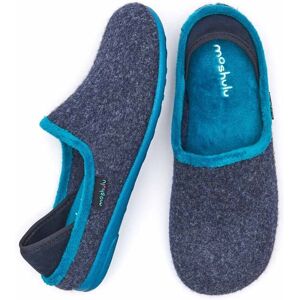 Blue Ladies' Felted Heel Cup Slippers   Size 3   Gelena Moshulu - 3