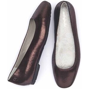 Metallic Ladies' Metallic Square Toe Ballerina Flats   Size 4   Modotti Moshulu - 4