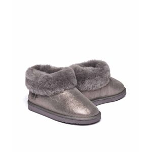 Grey Ladies' Sheepskin Ankle Slipper Boots   Size 9   Gambier Moshulu - 9