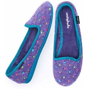 Purple Mini-Spot Ballerina Slippers   Size 3   Amaretti Moshulu - 3