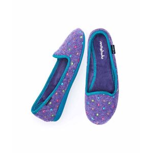 Purple Mini-Spot Ballerina Slippers   Size 6.5   Amaretti Moshulu - 6.5