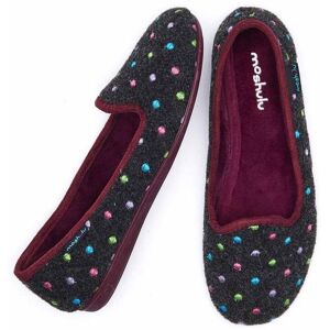 Grey Mini-Spot Ballerina Slippers   Size 4   Amaretti Moshulu - 4