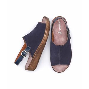 Blue Peep Toe Comfort Sandals   Size 5   Hayle Moshulu - 5