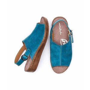 Blue Peep Toe Comfort Sandals   Size 6   Hayle Moshulu - 6