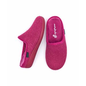 Pink Recycled Wedge Mule Slipper   Size 4   Melville Moshulu - 4