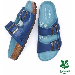 Blue Roseate Cork Footbed Sandals   Size 9   Roseate Moshulu - 9