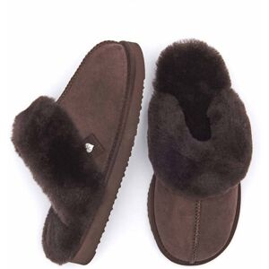 Brown Sheepskin Mule Slippers   Size 6   Tiree Moshulu - 6