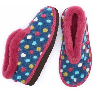 Blue Short Spotty Bootie Slippers Women's   Size 3   Bo Moshulu - 3