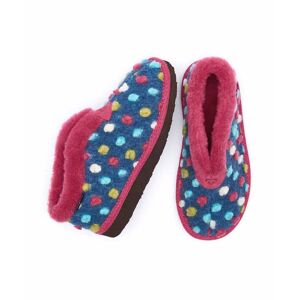 Blue Short Spotty Bootie Slippers Women's   Size 4   Bo Moshulu - 4