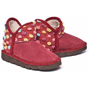 Cranberry Spotty Bootie Slippers Women's   Size 4   Fireside 2 Moshulu - 4