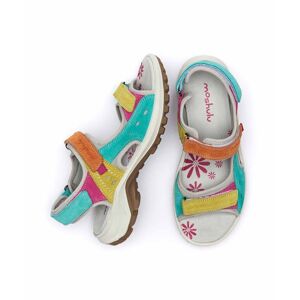 Retro Multi Suede Adventure Sandals Women's   Size 6   Wembury Moshulu - 6
