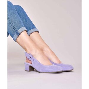 Purple Suede Heeled Shoes Women's   Size 3   Varzea Moshulu - 3