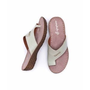 Brown Toe-Loop Comfort Sandals   Size 6.5   Seville Classic 2 Moshulu - 6.5