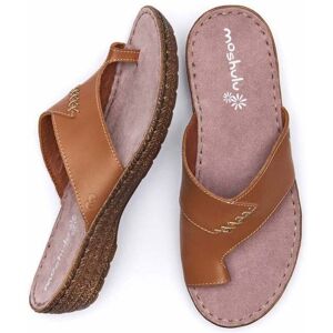 Brown Toe-Loop Comfort Sandals   Size 3   Seville Classic 2 Moshulu - 3