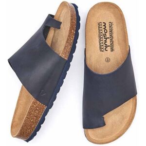 Blue Toe-Loop Cork Footbed Sandals   Size 5   Lunan Moshulu - 5