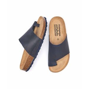 Blue Toe-Loop Cork Footbed Sandals   Size 6.5   Lunan Moshulu - 6.5