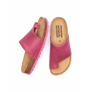 Pink Toe-Loop Cork Footbed Sandals   Size 5   Lunan Moshulu - 5