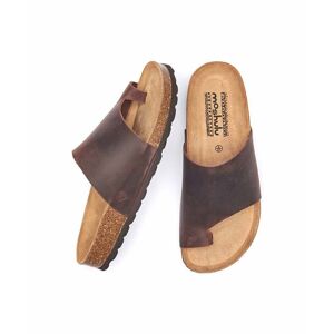 Brown Toe-Loop Cork Footbed Sandals   Size 3   Lunan Moshulu - 3