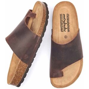 Brown Toe-Loop Cork Footbed Sandals   Size 7   Lunan Moshulu - 7