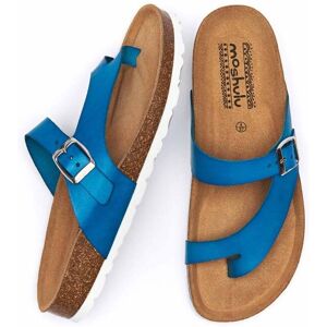 Blue Toe-Post Cork Footbed Sandals   Size 3   Wilma 2 Moshulu - 3