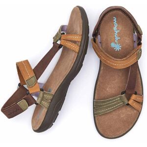 Chestnut Multi Triangle-Ring Adventure Sandals Women's   Size 6   Sennan Moshulu - 6