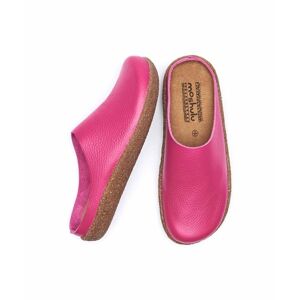 Pink Unlined Leather Clogs Women's   Size 3   Pevensey Moshulu - 3