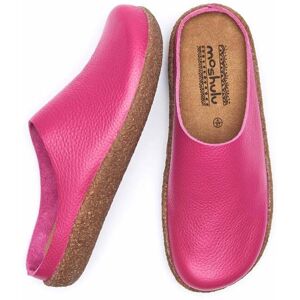 Pink Unlined Leather Clogs Women's   Size 5   Pevensey Moshulu - 5