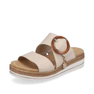 Remonte D0Q51-80 Ladies White Hook & Loop Sandals Colour: White, S