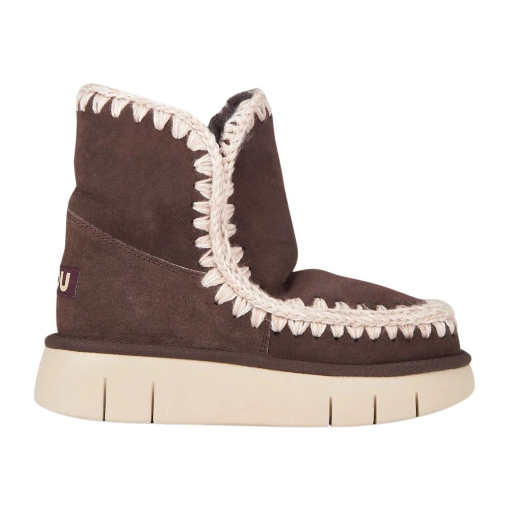 Mou , Handmade Eskimo 18 Bounce Boots ,Brown female, Sizes: 2 UK, 3 UK, 4 UK