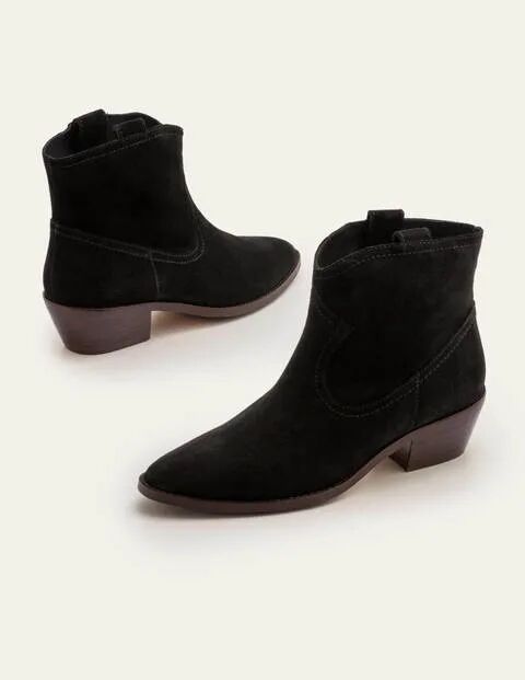 Boden Allendale Ankle Boots Black Women Boden Leather Size: 41