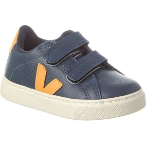 VEJA Small Esplar Leather Sneaker Blue 25