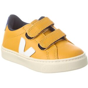 VEJA Small Esplar Leather Sneaker Yellow 26